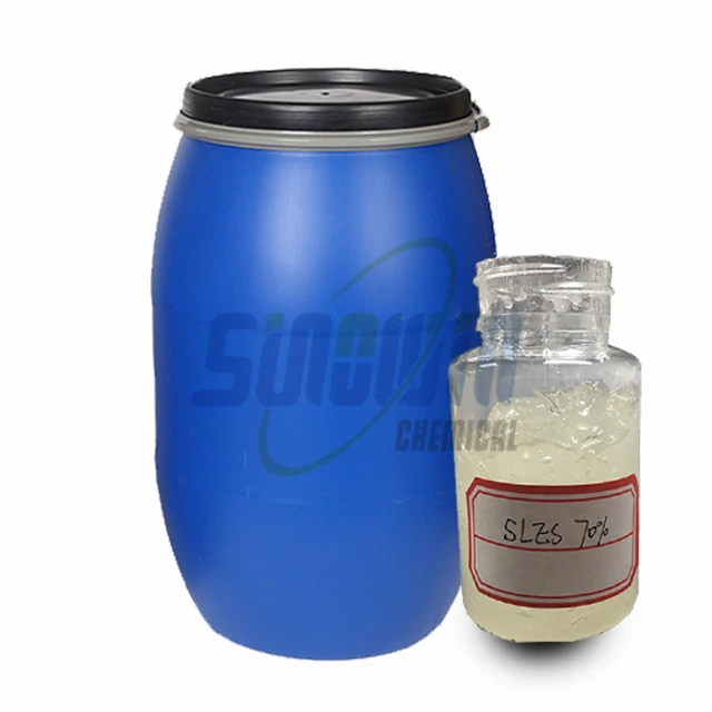 Detergent Grade Cleaning Cosmetic 70% Sodium Lauryl Ether Sulfate SLES